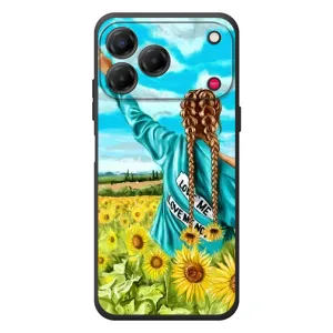 Чехол для Патриота Украины ZTE Nubia V80 Design - (AlphaPrint) (Украиночка)