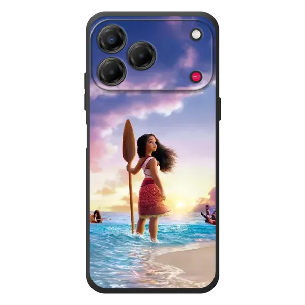 Чехол с принтом «Моана с веслом» для ZTE Nubia V80 Design