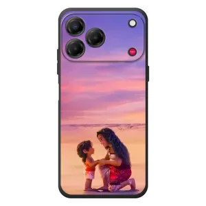Чехол с мультфильмом Моана ZTE Nubia V80 Design (Маленькая Ваяна)