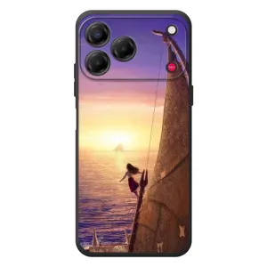 Чехол с мультфильмом Моана ZTE Nubia V80 Design (Закат Ваяна)
