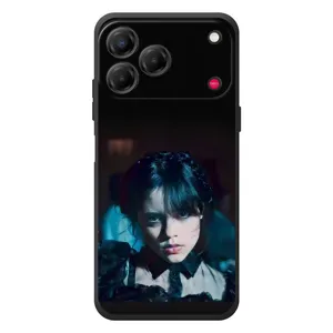Чехлы Венсдей на ZTE Nubia V80 Design Уэнсдей (AlphaPrint) (взгляд Уэнздей)