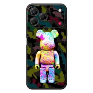 Чехлы для ZTE Nubia V80 Design - Bearbrick Louis Vuitton (PREMIUMPrint) (Яркий Bearbrick)