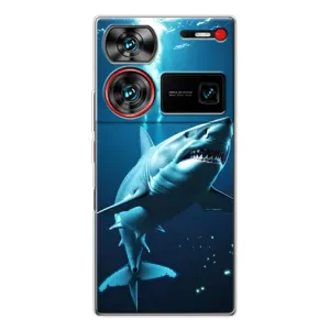 Чехол с картинкой «Хищники» для ZTE Nubia Z60 Ultra (Акула под водой)