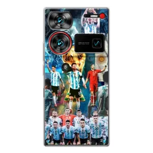 Чехлы Месси для ZTE Nubia Z60 Ultra (AlphaPrint) (Аргентина Месси)