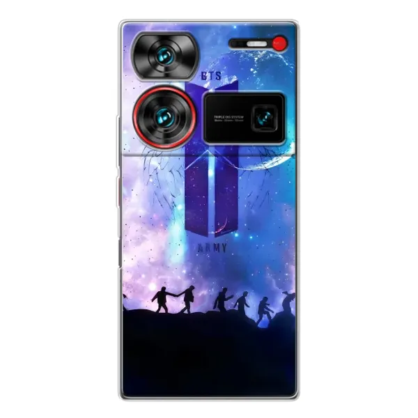 Чехол с принтом «Army BTS» для ZTE Nubia Z60 Ultra