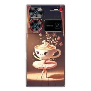 Чехол с мемом Тралалело тралала на ZTE Nubia Z60 Ultra (Балерина капучина)