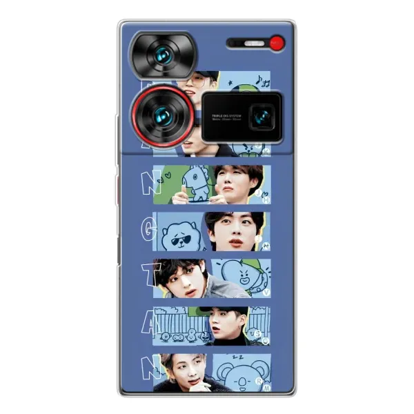 Чехол с принтом «Bangtan» для ZTE Nubia Z60 Ultra