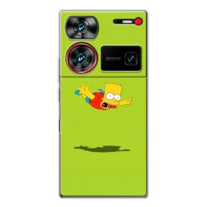 Чехол с Симпсонами для ZTE Nubia Z60 Ultra (VPrint) (Барт Симпсон)