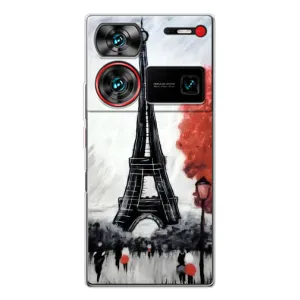 Чехол Эйфелева Башня для ZTE Nubia Z60 Ultra - (AlphaPrint) (Башня в Париже)