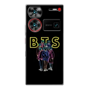 Чехол с принтом «BTS стайл» для ZTE Nubia Z60 Ultra