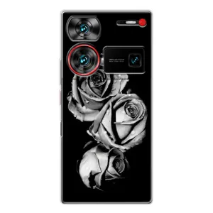 Чохол з принтом «Чорна троянда» для ZTE Nubia Z60 Ultra