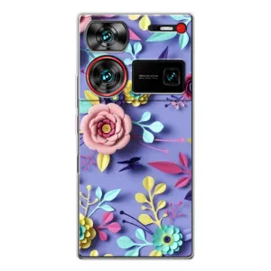 Чехлы с Цветами для ZTE Nubia Z60 Ultra (VPrint) (Цветочный дизайн)