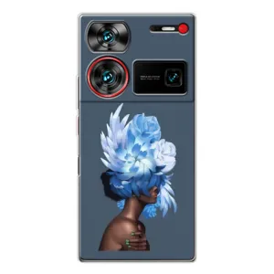 Чехлы (ART) Цветы на ZTE Nubia Z60 Ultra (VPrint) (Цветы на голове)