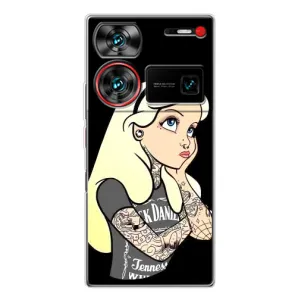 Чехол с печатью для ZTE Nubia Z60 Ultra - (Мода) (AlphaPrint) (Девочка в тату)