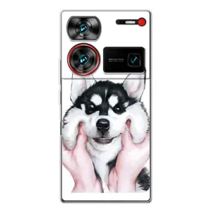 Чехлы с собаками для ZTE Nubia Z60 Ultra (VPrint) (Довольный Хаски)