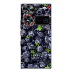 Чехлы с Фруктами для ZTE Nubia Z60 Ultra (VPrint) (Ежевика)