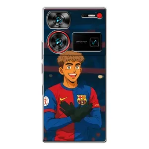 Чехол с футболистом Ламин Ямаль ZTE Nubia Z60 Ultra (Футболист Ямаль)