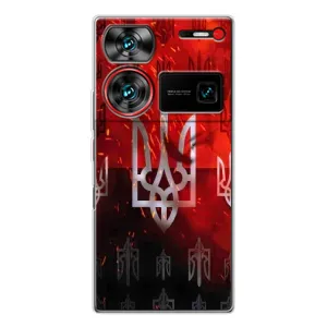 Украинские Чехлы для ZTE Nubia Z60 Ultra с картинкой УПА (AlphaPrint) (ГЕРБ УПА)