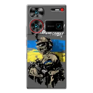 Чехлы с картинкой ЗСУ для ZTE Nubia Z60 Ultra (AlphaPrint) (Героям Слава)