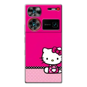 Чехол с принтом «Girl KITTY» для ZTE Nubia Z60 Ultra