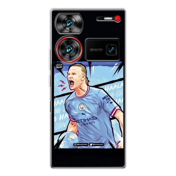 Чехол с принтом «гол Эрлинг Холланд» для ZTE Nubia Z60 Ultra