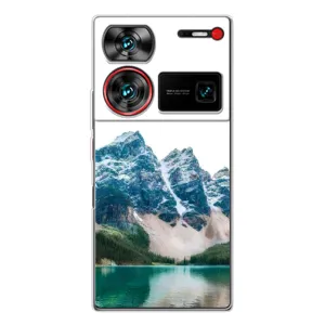Силиконовый чехол с КАРТИНКАМИ лето для ZTE Nubia Z60 Ultra (AlphaPrint) (Гори)