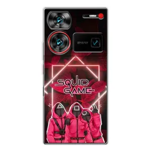 Чехол Гра в кальмара для ZTE Nubia Z60 Ultra (Охранники Игра кальмара)