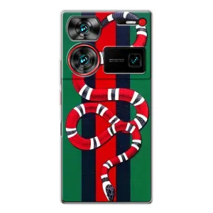 Чехлы ГУЧЧИ для Нубиа З60 Ультра (AlphaPrint) (Gucci змия)