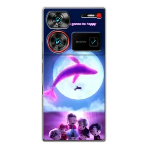 Чехол с принтом «КИТ BTS» для ZTE Nubia Z60 Ultra