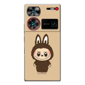 Чехол с Лабубу на ZTE Nubia Z60 Ultra (Bored Ape в красном)