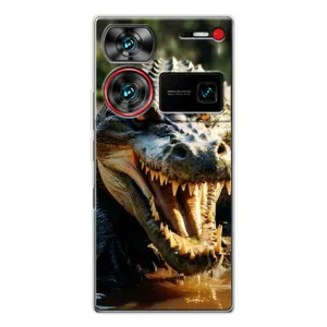 Чехол с картинкой «Хищники» для ZTE Nubia Z60 Ultra (Опасный крокодил)