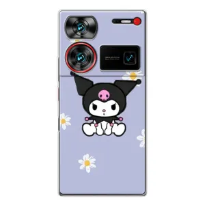 Чехол с кроликом Куроми на ZTE Nubia Z60 Ultra (Куроми в цветах)
