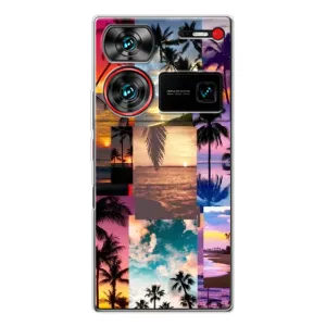 Силиконовый чехол с КАРТИНКАМИ лето для ZTE Nubia Z60 Ultra (AlphaPrint) (Летний отпуск)