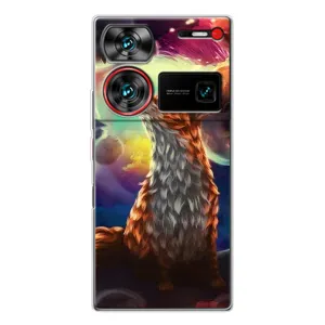 Чехлы с картинкой Лисички для ZTE Nubia Z60 Ultra (VPrint) (Лисица в космосе)