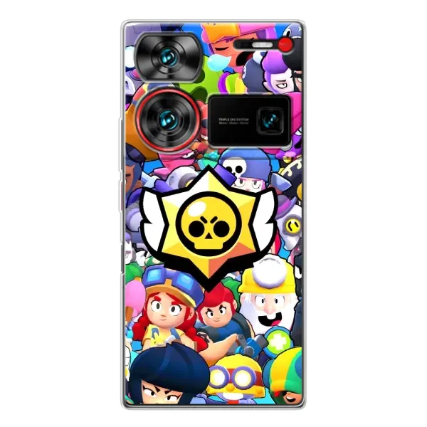 Чохол з принтом «Лого Brawl Stars» для ZTE Nubia Z60 Ultra