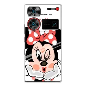 Эксклюзивный чехол для ZTE Nubia Z60 Ultra (AlphaPrint - Мультяшные) (Маус Минни)