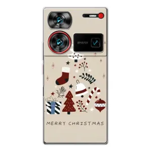 Чохол з принтом «Merry Christmas» для ZTE Nubia Z60 Ultra
