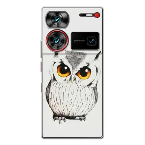 Чехол с птицами на ZTE Nubia Z60 Ultra (VPrint) (Милая Сова)