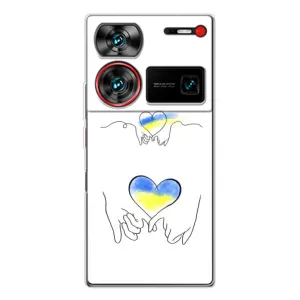 Чехол для Патриота Украины ZTE Nubia Z60 Ultra - (AlphaPrint) (Мир Украине)