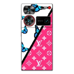 Брендновые Чехлы для ZTE Nubia Z60 Ultra - (PREMIUMPrint) (Мода LV)