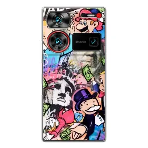 Чехлы с крутыми принтами для ZTE Nubia Z60 Ultra - (PREMIUMPrint) (Monopoly man)