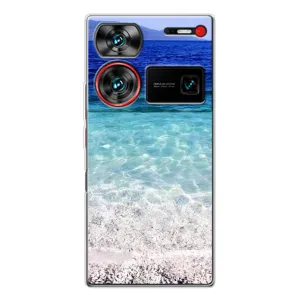 Силиконовый чехол с КАРТИНКАМИ лето для ZTE Nubia Z60 Ultra (AlphaPrint) (Море)