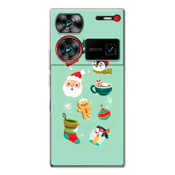 Чехол с принтом «Настроение НГ» для ZTE Nubia Z60 Ultra Чехол с принтом «Настроение НГ» для ZTE Nubia Z60 Ultra