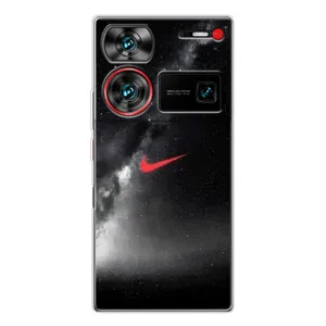 Чехол для ZTE Nubia Z60 Ultra - с принтом Найк (AlphaPrint) (Найк красный)