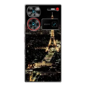 Чехол Эйфелева Башня для ZTE Nubia Z60 Ultra - (AlphaPrint) (Ночной Париж)