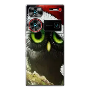 Чехол с принтом «Новогодняя Сова» для ZTE Nubia Z60 Ultra
