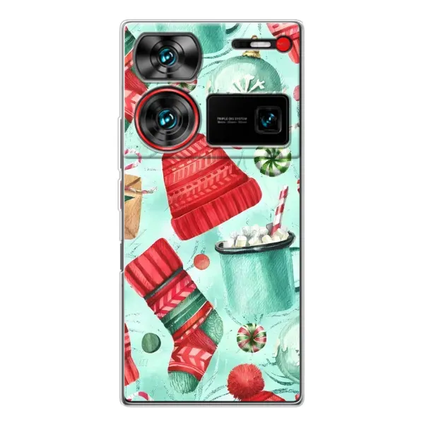 Чехол с принтом «Одежда НГ» для ZTE Nubia Z60 Ultra Чехол с принтом «Одежда НГ» для ZTE Nubia Z60 Ultra