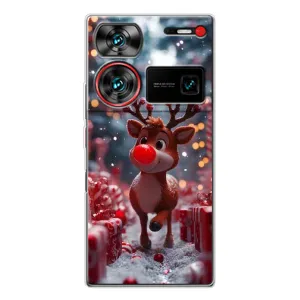 Чехол с принтом «Олень среди подарков» для ZTE Nubia Z60 Ultra