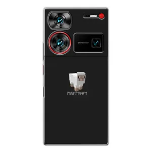 Чехол Майнкрафт на ZTE Nubia Z60 Ultra (AlphaPrint) Minecraft (Овечка Майнкрафт)