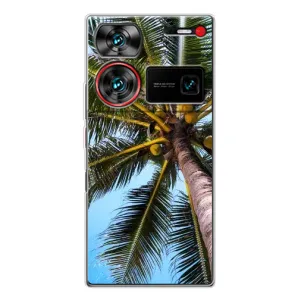 Силиконовый чехол с КАРТИНКАМИ лето для ZTE Nubia Z60 Ultra (AlphaPrint) (Пальма)